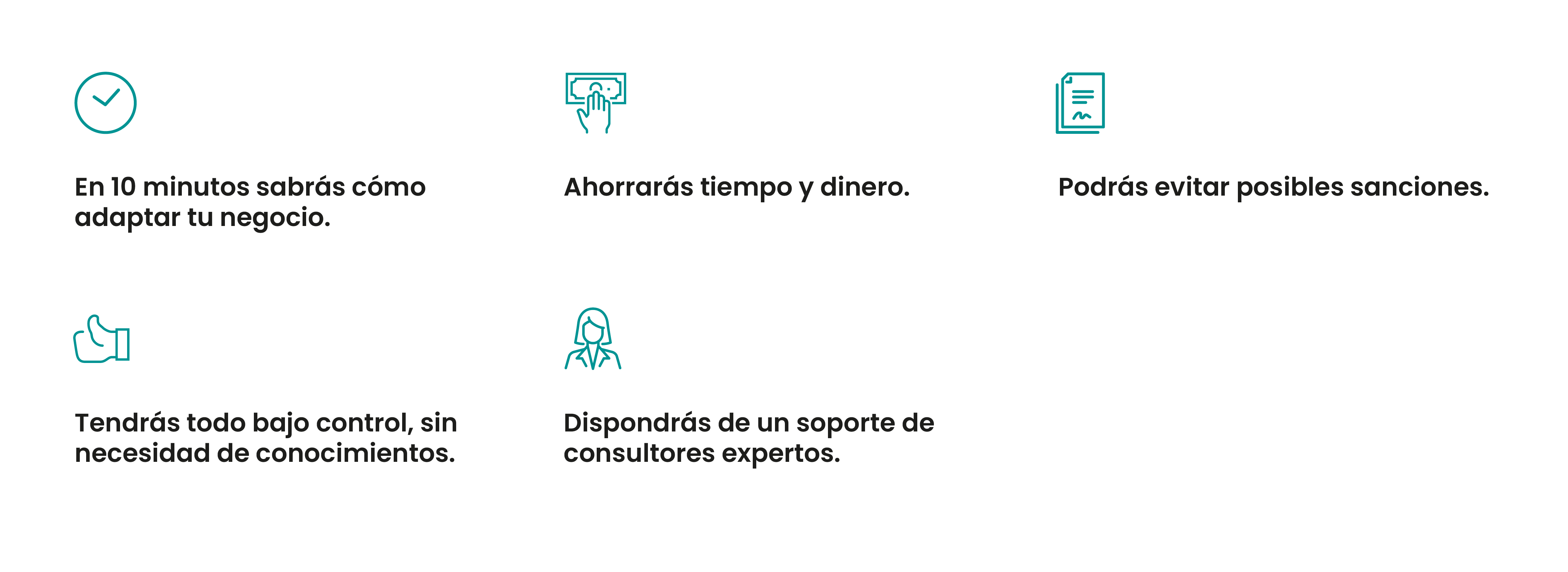 Contrata en 1 minuto, Cuéntanos tu caso y en menos de 24 horas te llamarán.