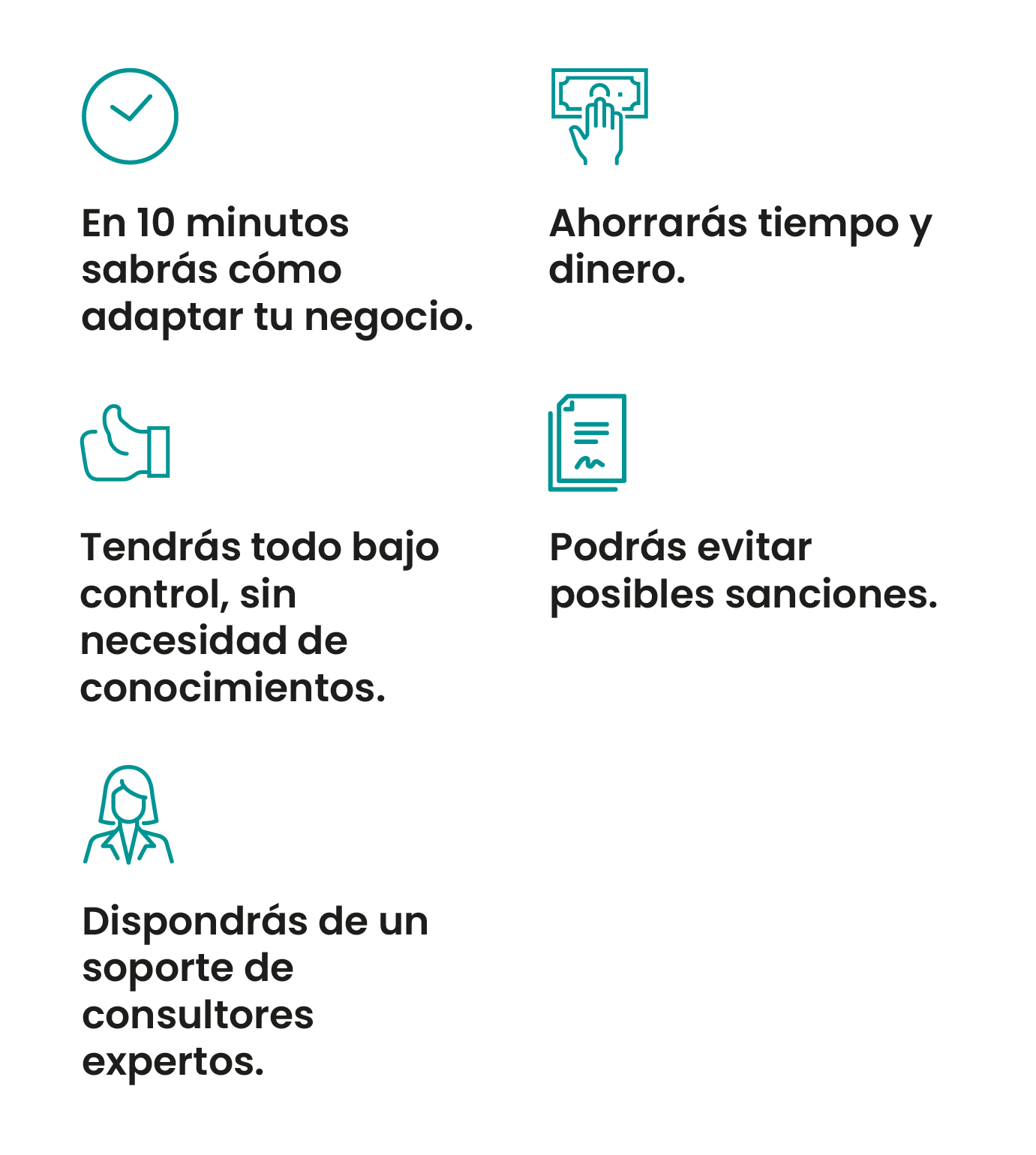 Contrata en 1 minuto, Cuéntanos tu caso y en menos de 24 horas te llamarán.