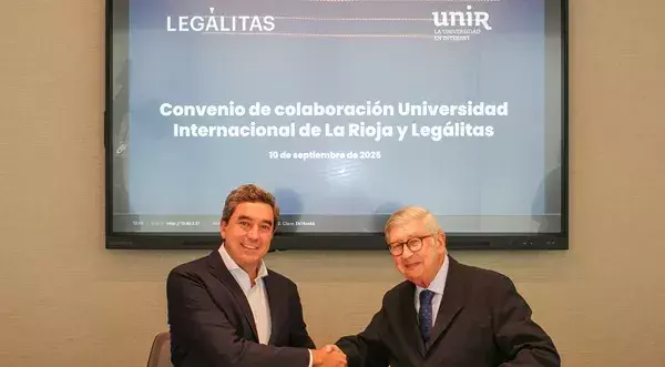 Firmamos un acuerdo de colaboración con la UNIR para fomentar la formación jurídica