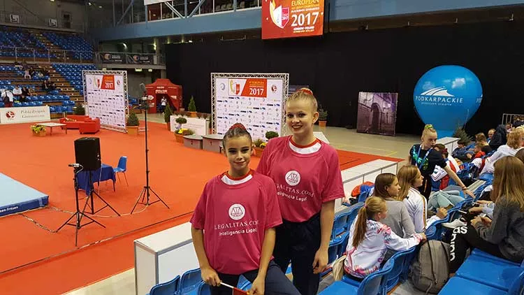 Legálitas en el campeonato de Europa de Gimnasia Acrobática